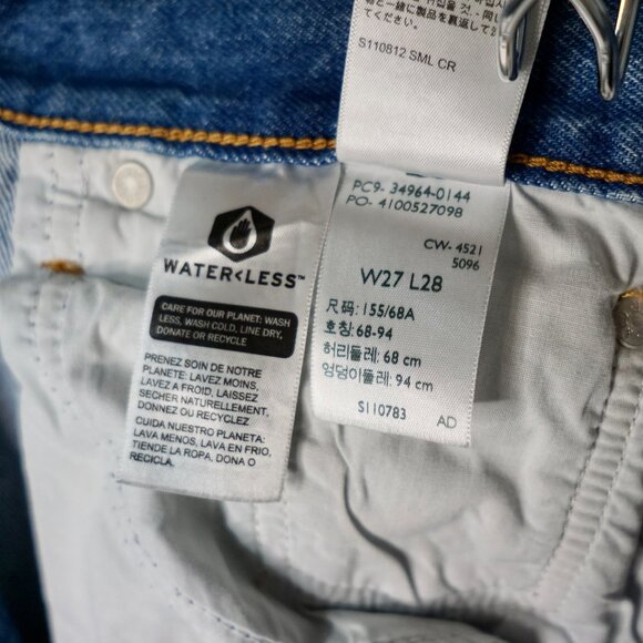 Levi's The Wedgie Straight - Size 27 - Picture 11 of 12